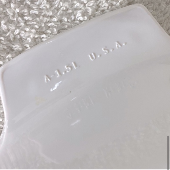 Vintage Corningware Lyrics Black Tulip Print Casserole Dish A-1.5-L USA - Picture 9 of 13